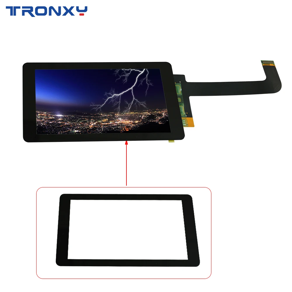 Tronxy новый дизайн ЖК экран 3d принтер аксессуары комплект 5 5/5 8 дюймов дисплей и