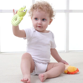 

Newborns Cartoon Animal Elephant Lion Deer Shape Plush Rattles Infant Toy Kids Hand Rattles Child Soft Toddler Toy Gifts