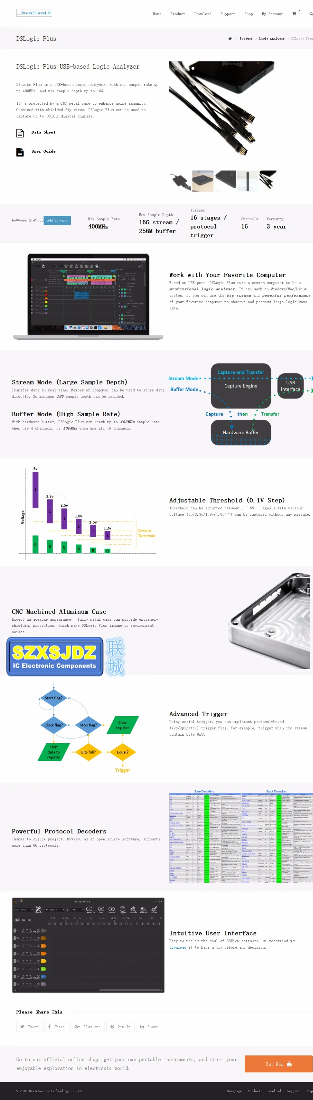 DSLogic Plus  DreamSourceLab
