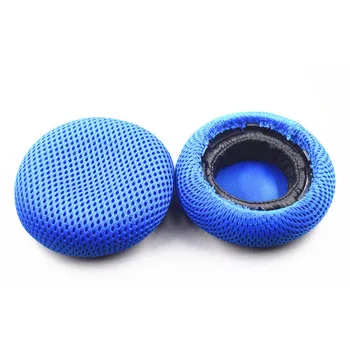 

SHELKEE Replacement ear pad Round Ear Cushions Repair parts for sony PS3 PS4 Silver Wired headphones