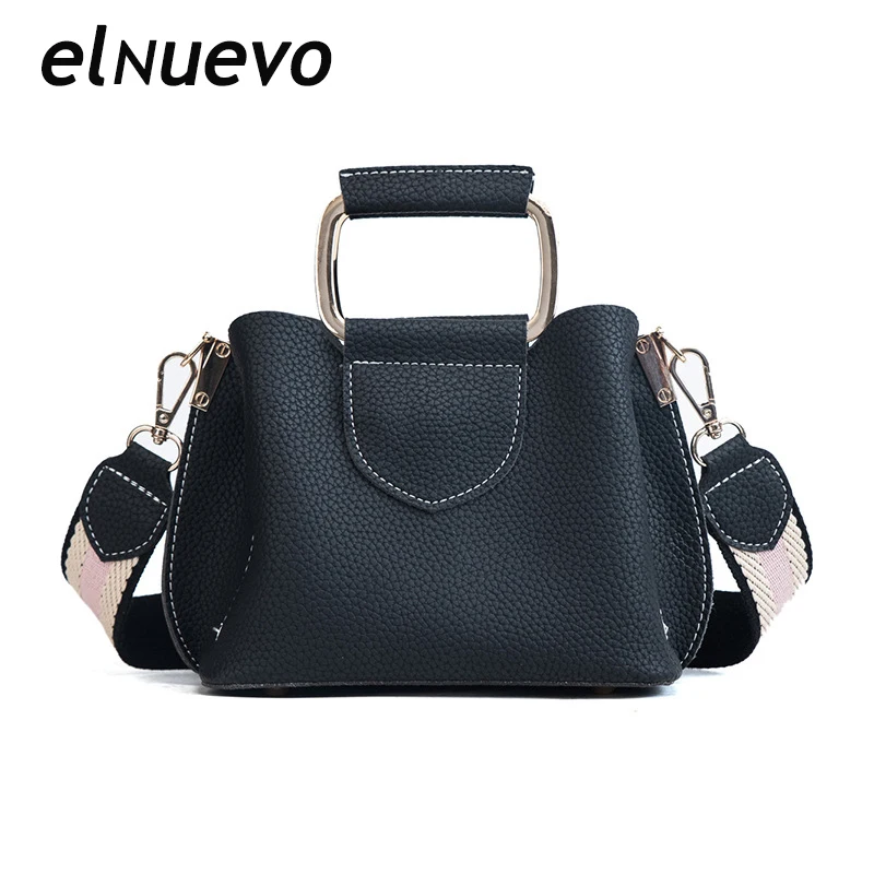 

Luxury Design New Wild Single Shoulder Bag Slanting Female Bag Color Broadband Lychee Handbag Simple bags for women 2019