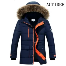 Длинная зимняя мужская куртка с меховым воротником, мужская зимняя куртка s и пальто, мужская зимняя куртка для мужчин, Chaqueta Hombre, однотонная парка