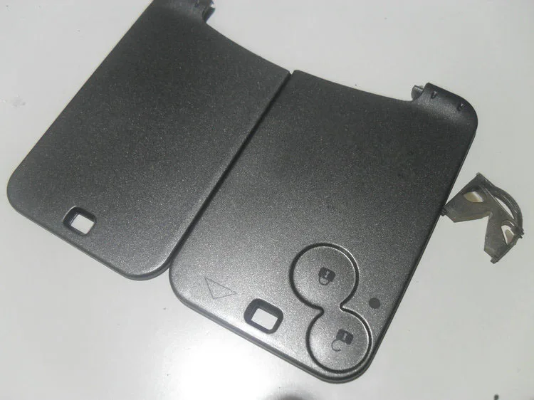 RENAULT Laguna Smart Card 2 Button Key Shells WIth Insert Small Key Blade (13)11