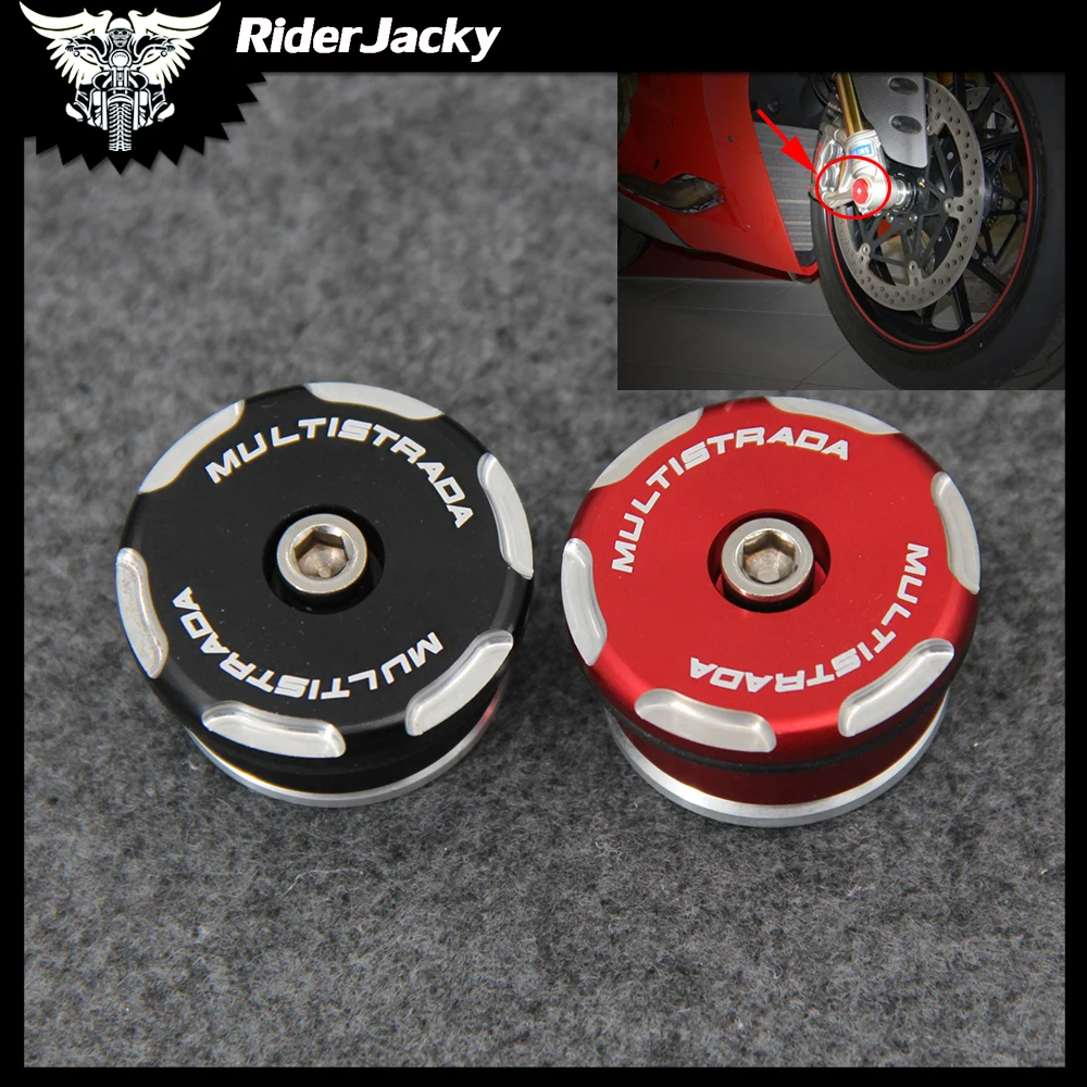 

Modification Motorcycle Accessories Right Front wheel CAP Cover Axle Nut Cover Bolt For Ducati MTS 950 / 1200 / 1260 Multistrada