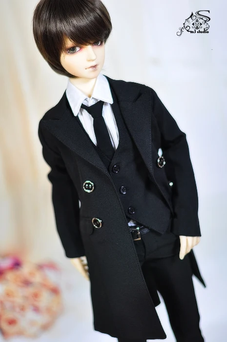

1/4 1/3 70cm SD13 SD17 boy man woman aod dod msd sd bjd doll pants clothes suits business suit wind coat M346