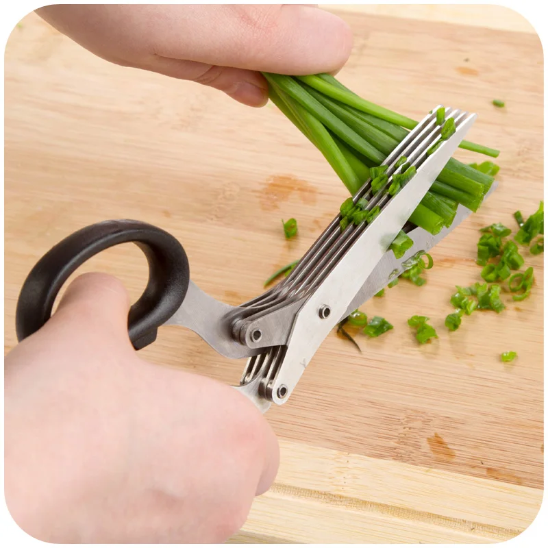 Buy 1pc Multi layer Stainless Steel Kitchen Scissors