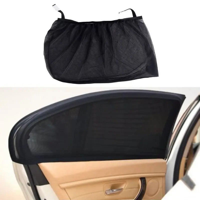 

2Pcs Car Sun Shade UV Protection Car Curtain Car Window Sunshade Side Window Mesh Sun Visor Summer Protection Window Film New