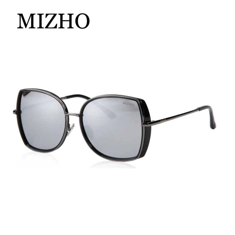 Женские солнцезащитные очки MIZHO брендовые поляризационные из меди и металла с