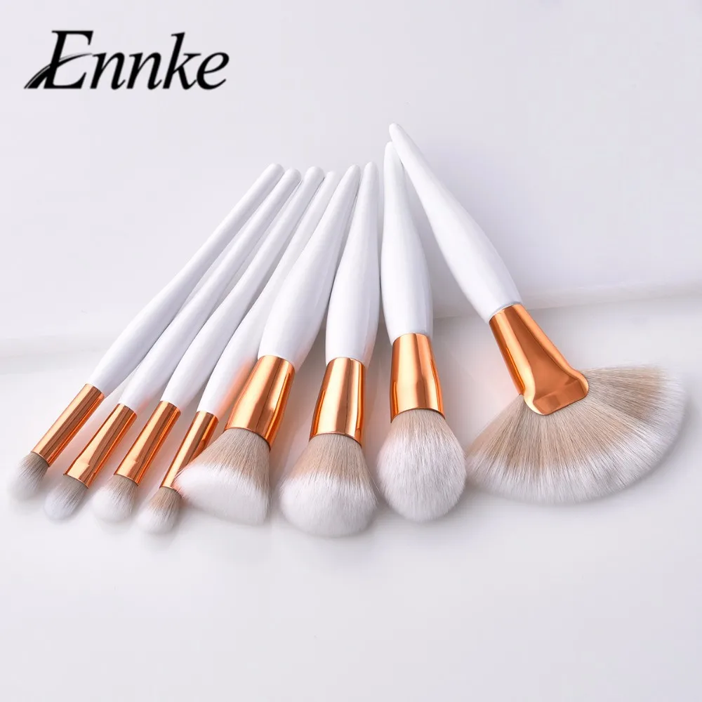 

Professional Make Up Brushes Set 8pcs Face Base Powder Foundation Eyeshadow Blusher Concealer Brush Cosmetics Pincel Maquiagem