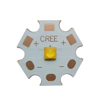 

6W Cree XPG3 XPG-3 White 6500K Warm White 3000K 2.73-3.06V 350-2000mA Led Emitters Lamp Light On 20MM Copper PCB Board