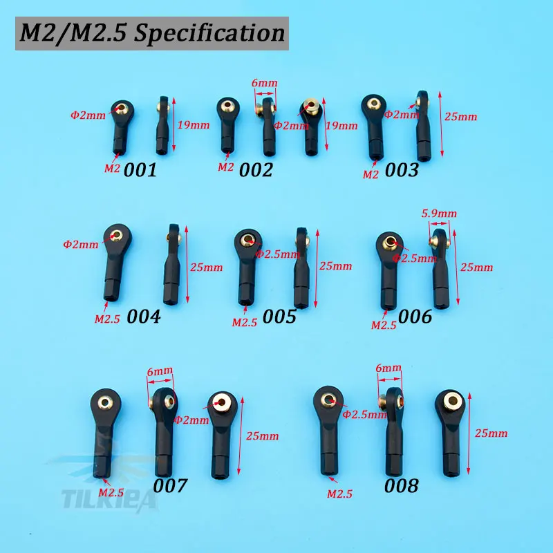 10 шт. пластиковые износостойкие шариковые соединения M2/M.5/M3|ball end|ball jointjoint ball |