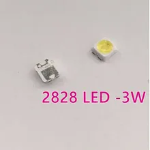 100 шт. 2828 светодиодный подсветка TT321A 1,5 Вт-3 Вт с зенером 3 в 3228 2828 холодный белый ЖК-подсветка для ТВ приложения