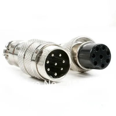 

10pair/lot, 8 Pin Female & male Microphone Plug Ham Radio for KENWOOD