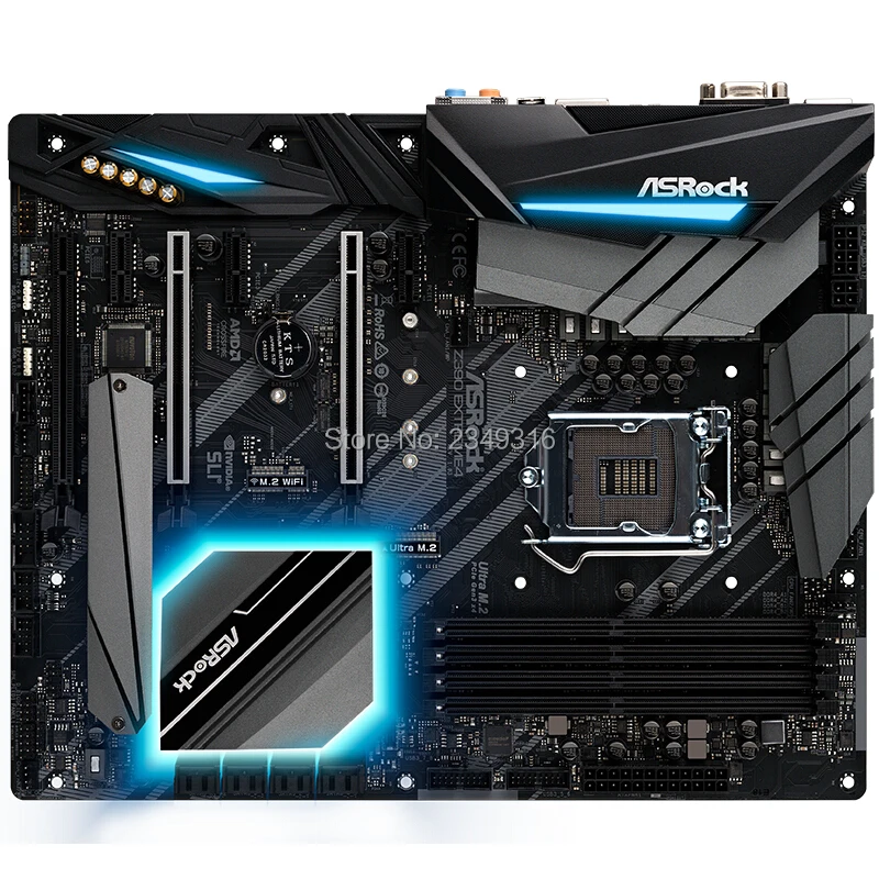 Новинка для ASRock Z390 Extreme4 использоваться для настольных ПК 1151 материнская плата Z390 гнездо LGA1151 DDR4 SATA3 USB3.0 M.2