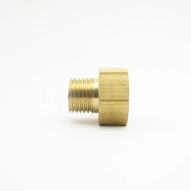 

1/2" BSP Female To 1/4" BSP Male Thread Brass Hex Socket Pipe Fitting Coupler Connector Adapter For Fuel Gas Water