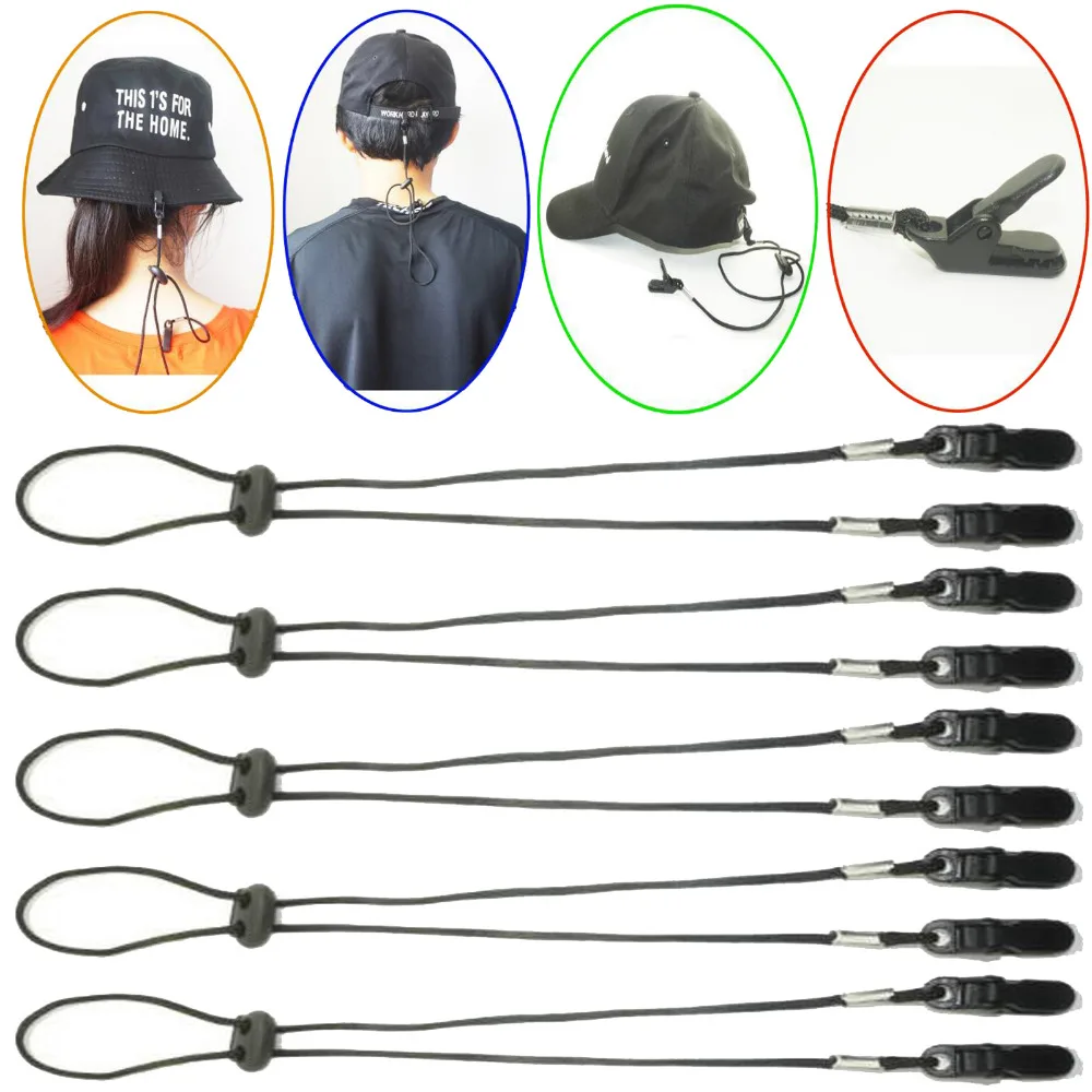 NEW ADJUSTABLE HAT CLIP/CAP RETAINER CLIP TO SHIRT BOATING/JOGGING/FISHINGin Tool Parts from