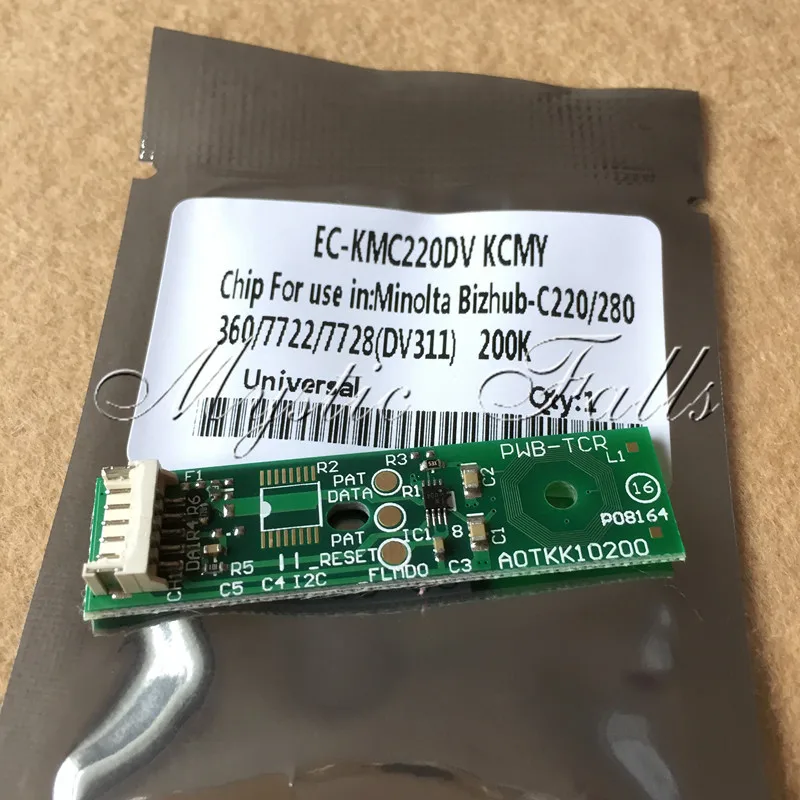 8X C220 C280 C360 Developer Unit Chip для Konica Minolta Bizhub C224 C284 C364 C454 C554 C654 C754 Developing Reset Chip|reset chip|konica minolta