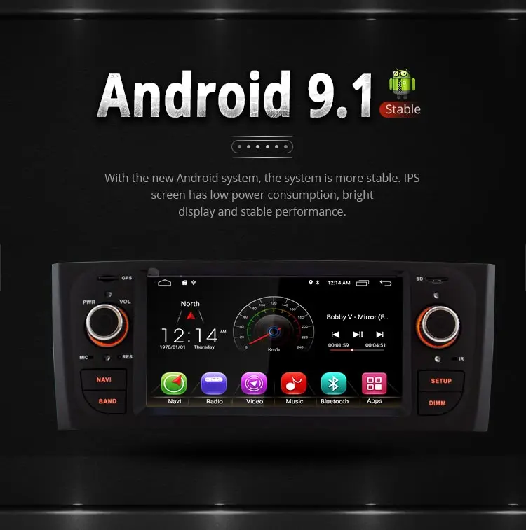 LJDA Android 10,0 автомобильный dvd-плеер для Fiat Grande Punto Linea 2007 2008 2009 2010 2011 2012 Мультимедиа Стерео gps 1 Din автомагнитола