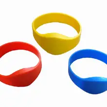 200 шт./лот 13,56 МГц браслет rfid браслет близость водонепроницаемый силиконовый NFC смарт-часы тип для контроля доступа