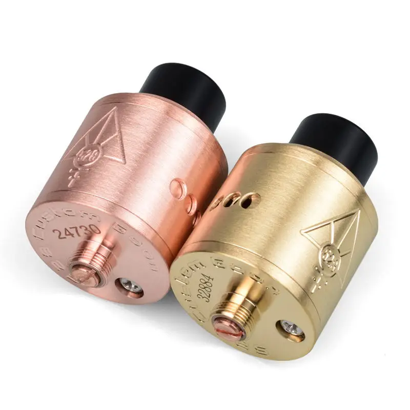 100% оригинал 528 пользовательские Vapes Goon RDA 22/24 мм одна/двойная катушка Vape бак