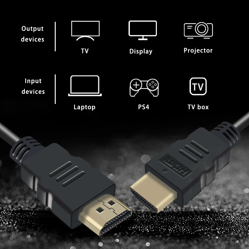 Hdmi-кабель HDMI в HDMI 2,0 HDR 4K для разветвителя удлинителя, адаптера, hdd-переключатель, PS4, Xiaomi tv Box, 5 м, 3 м кабель HDMI