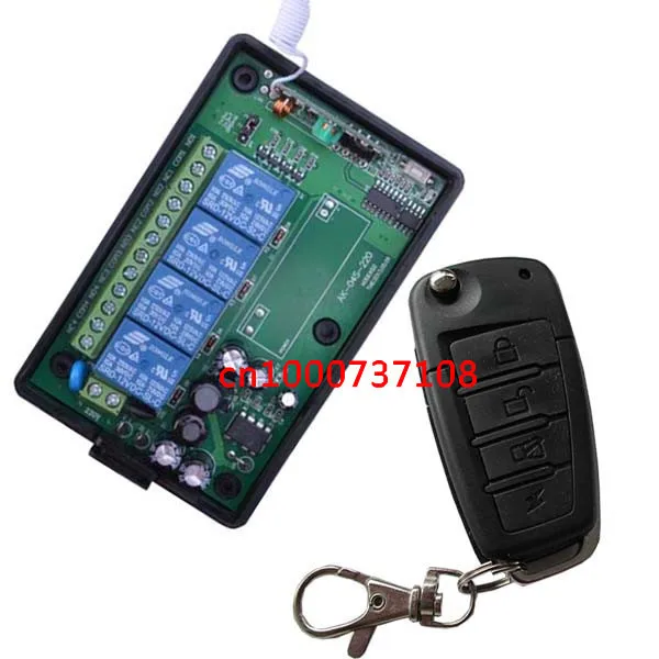 

AC110V 220V 4channels rf remote receiver transmitter 315mhz wireless receiver 4 channel wireless remote control