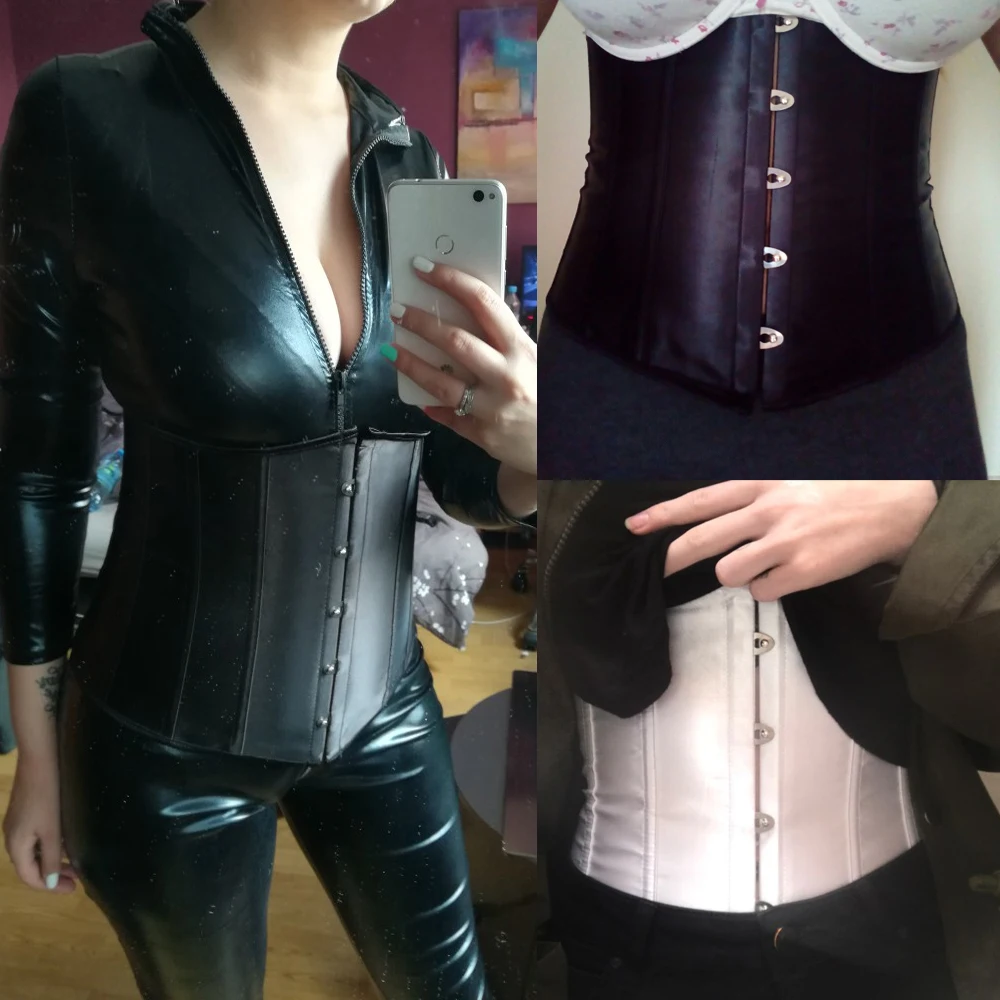 X Women Sexy Corset Underbust Waist Cincher Corsets Black White Red Gothic Corset Top Bustier Plus Size Corpete Corselet S-6XL