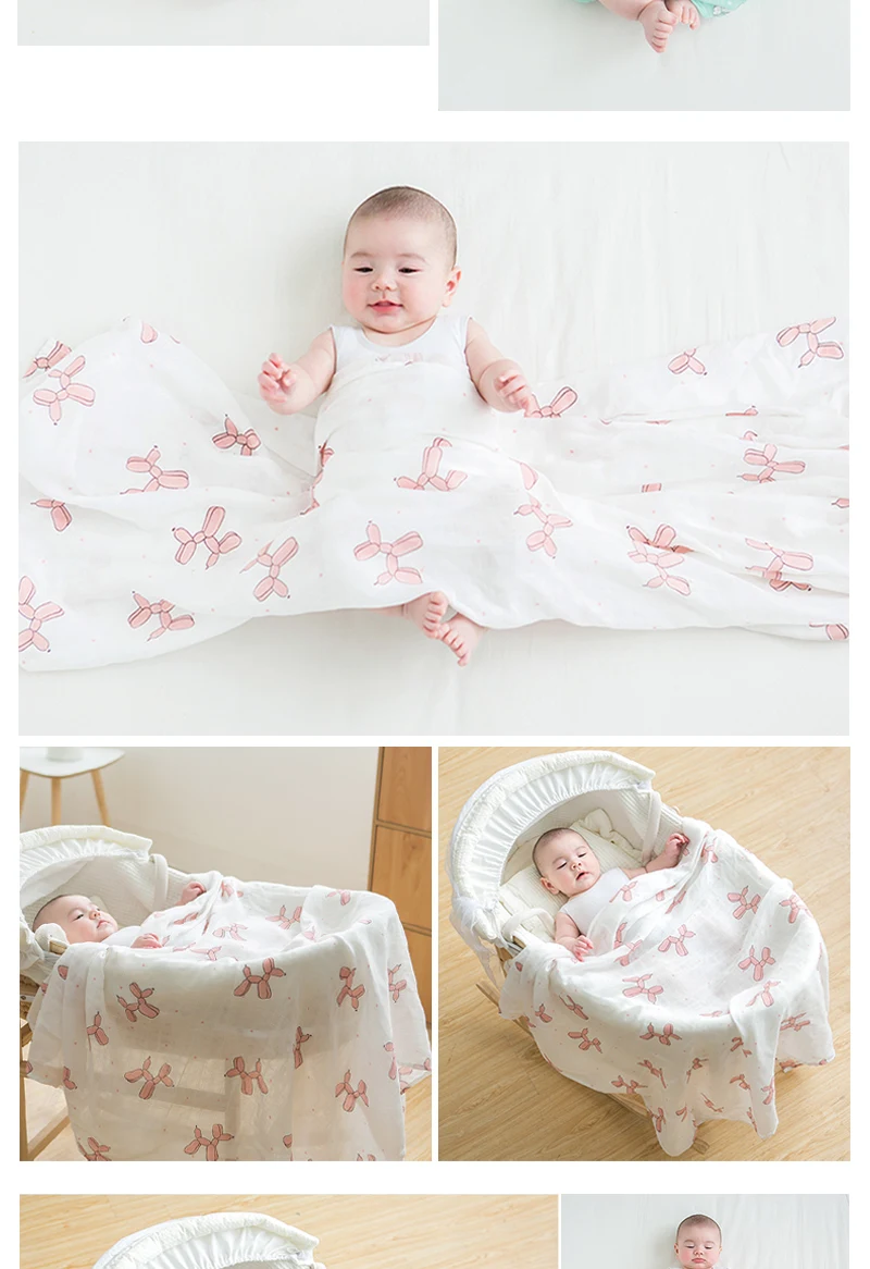 Muslinlife детское одеяло s, мягкое одеяло для новорожденных, хлопковое, бамбуковое, многофункциональное, как одеяло для коляски, одеяло для комнаты с кондиционированием воздуха