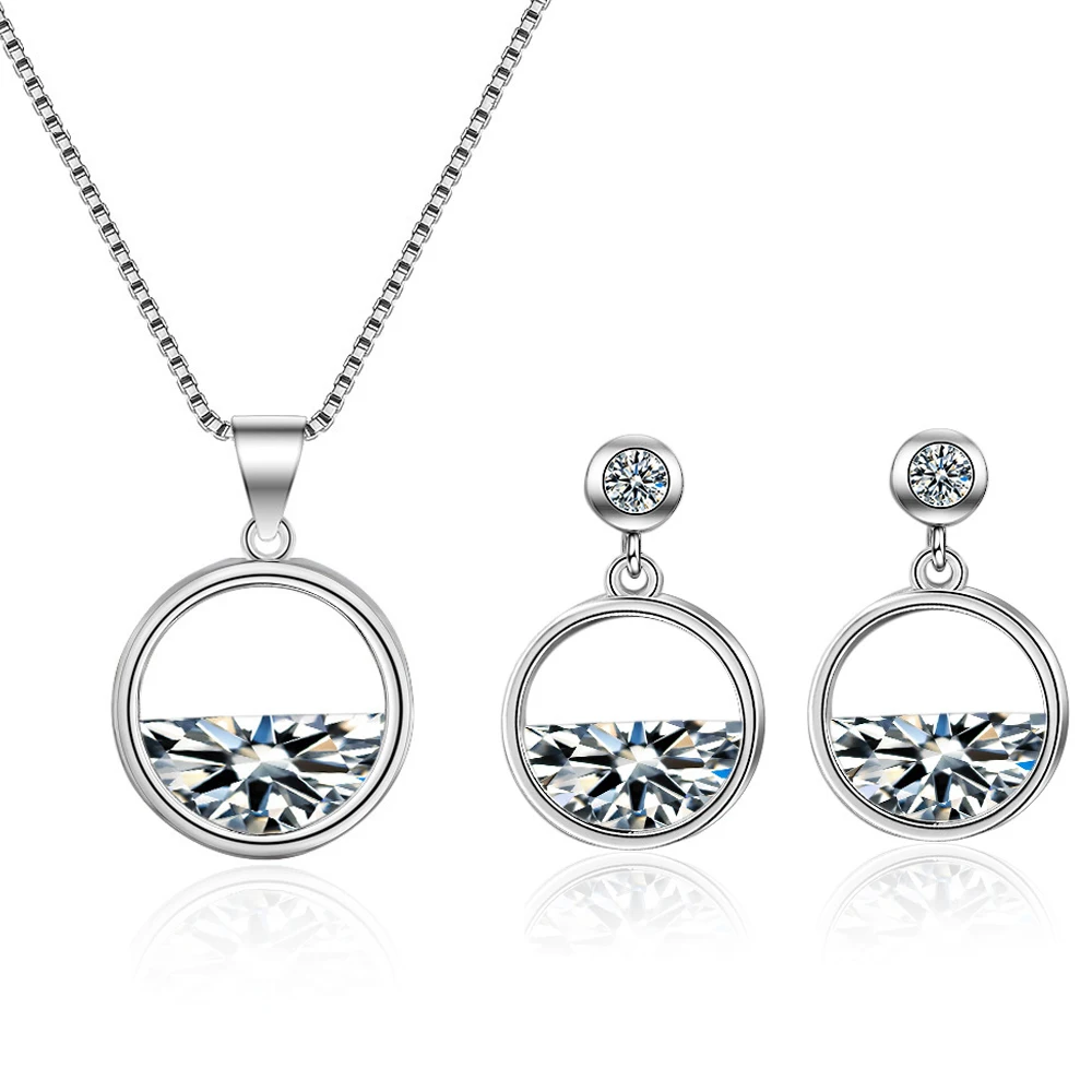 sterling silver bridal jewelry sets