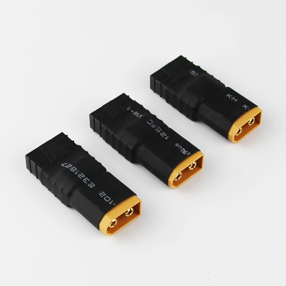 

5/10/20pcs Male XT60 to Female TRX Traxxas Connector Adapter Zippy Revo Slash LiPo