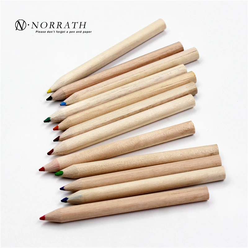 12 개 크래프트 종이 카트리지 여러 가지 빛깔의 연필 12 색 로딩 깎이 커버 드로잉 컬러 리드 컬러 연필