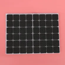 Por Rubber Furniture Floor Protectors 48 Pcs Non Slip Self Adhesive Furniture Rubber Table Chair Feet Pads Round Square Sofa Leg Sticky Pad Floor Protectors Mat