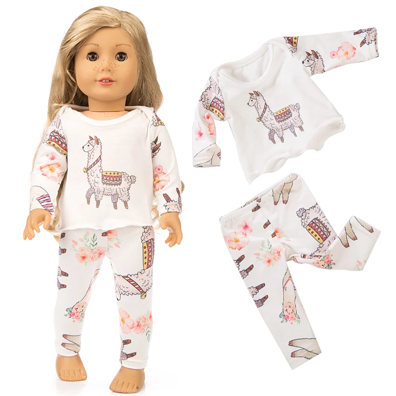 8 styleDoll Одежда для новорожденных размер 43 см 18 дюймов страусиная Пижама С КАКТУСОМ