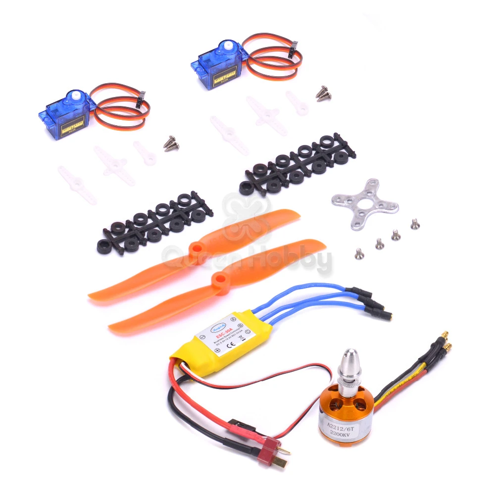 Xxd A2212 2212 2200Kv Motor 30A Esc 6035 Baling Baling 9G Servo Kecepatan Tinggi Kit Untuk Memperbaiki Sayap Kt Pesawat Bagian|Parts & Aksesoris| - Aliexpress