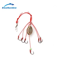 BlueSardine высокое качество крючок для наживки 10 шт./партия рыболовный крючок снимающий способность рыболовные снасти