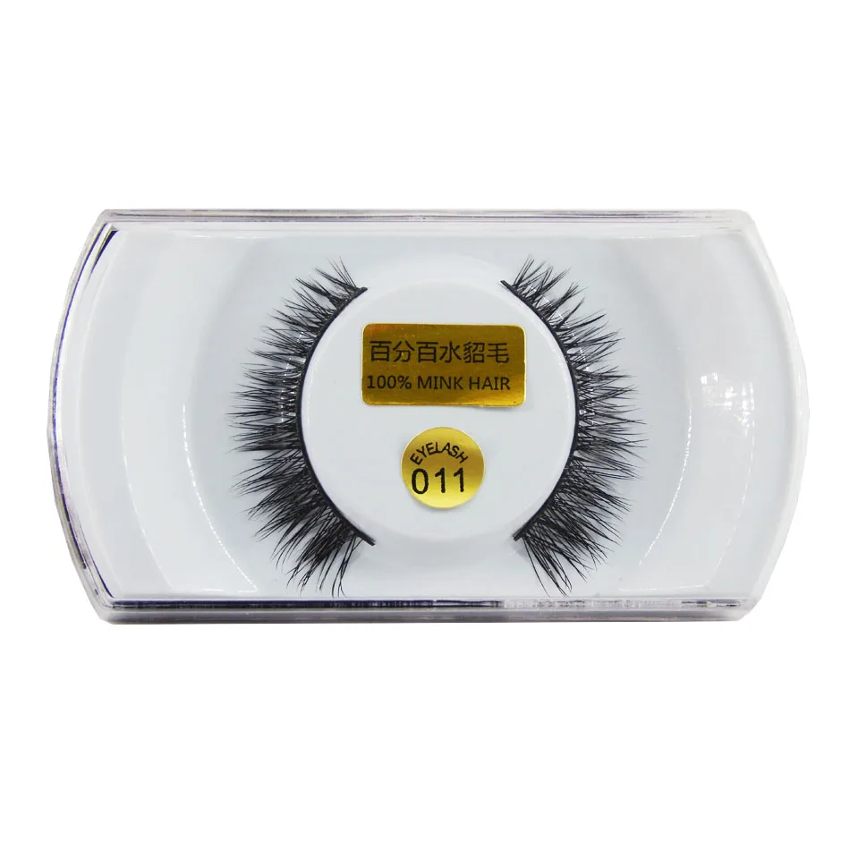 

1 Pair Handmade Winged Mink False Eyelashes Popular Messy Eyelash for Beauty Makeup-EMH011