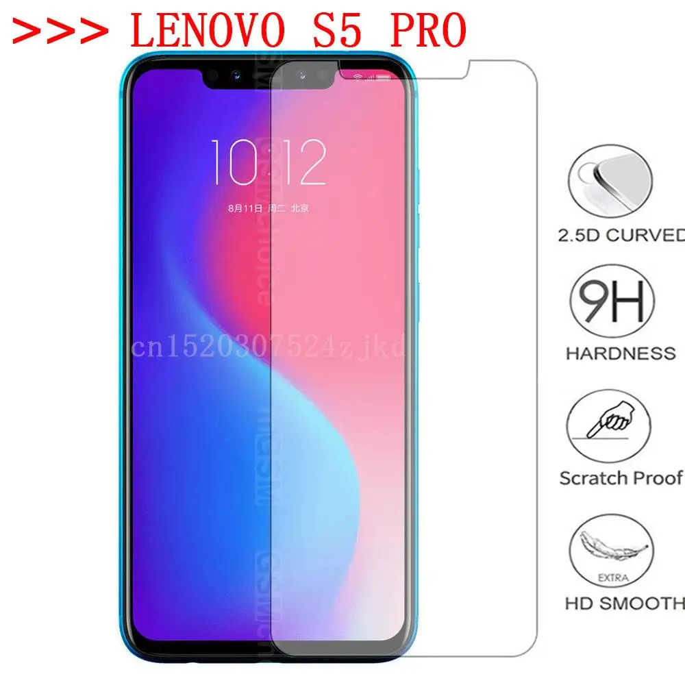 Закаленное стекло для Lenovo S5 Pro Защитное экрана 2.5D 9H закаленное GT защитная пленка 6