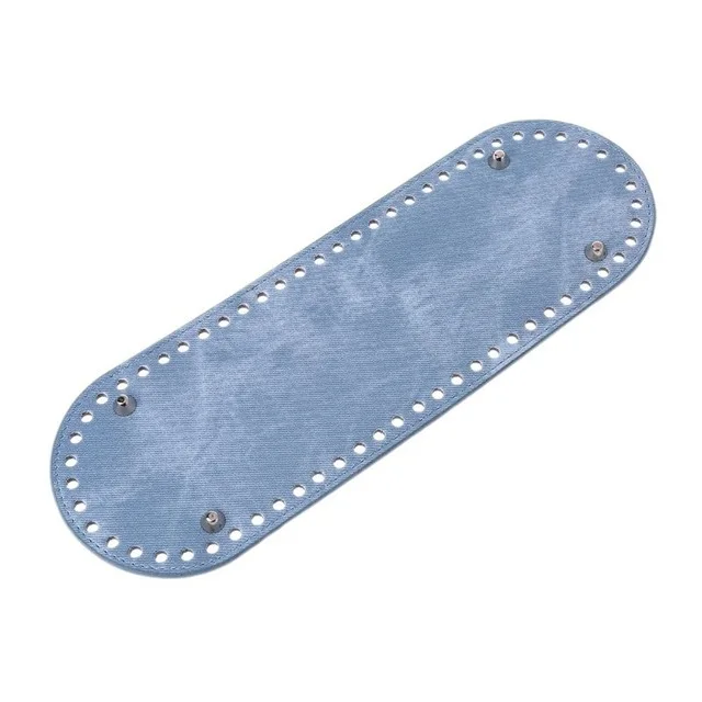 30x10cm Bag Bottom Shaper Bag Cushion Pad For Shoulder Handbag Making Diy Purse Accessories Oval Bottom For Knitting Bag Kzbt013 - Цвет: Light Blue