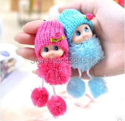 1PIC confused doll pendants Hat Doll Plush toys are cute clown doll creative pendants wholesale