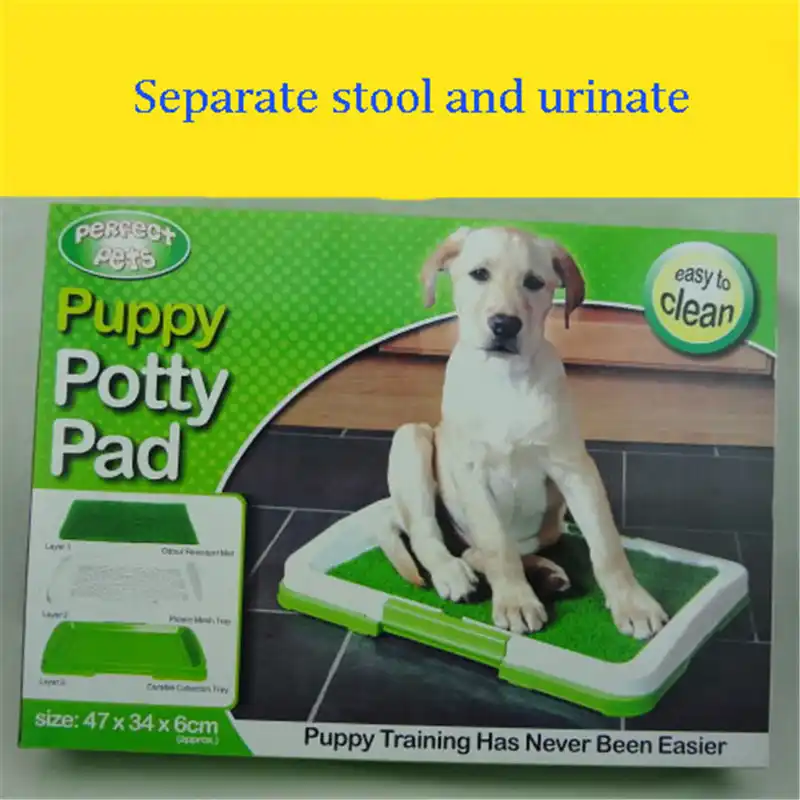 Mesh Plastic Dogs Pet Tray Toilet 3 Layers Puppy Potty Pad Urinal