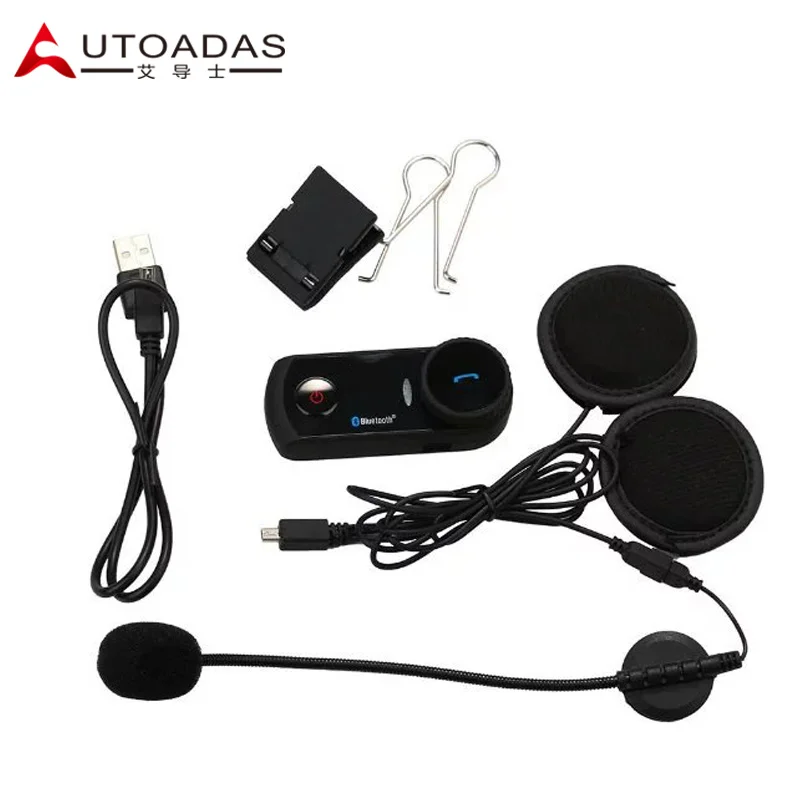 Motorcycle Interphone Headset Dual Bluetooth Fast Pairing for