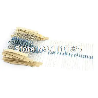 

200pcs Axial Lead Metal Film Resistors 120Ohm -1.2K 1% 1/4W Assortment Set