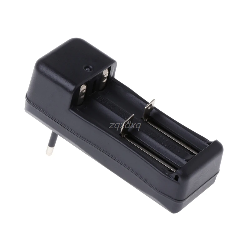 

Universal EU Plug 18650 Dual Li-ion Battery Charger Ajustable Charging For 3.7V 18650 16340 14500 Lithium Rechargeable Battery