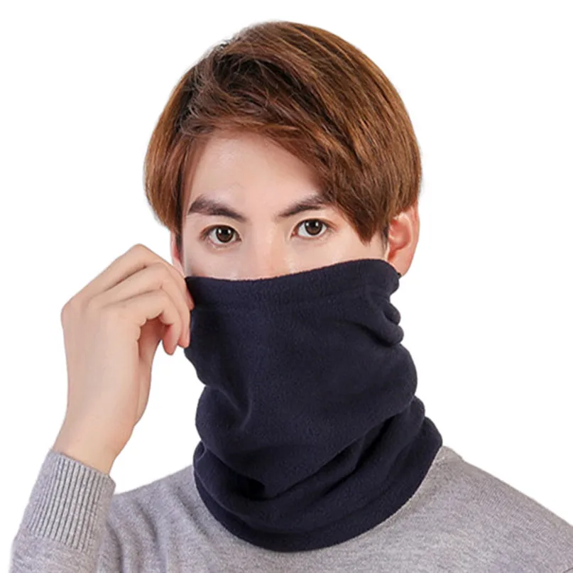 Cycling Face Mask Warm Collar Unisex Couple Winter Cap Warm Scarf Neckerchief Face Mask Hat Collar Hiking Mask #2D05 (1)