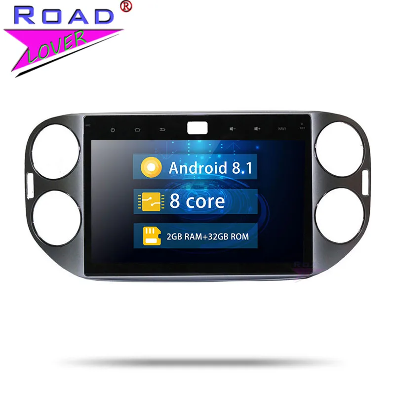 

Roadlover Android 8.1 Car PC Head Unit Radio Player For VW Universal Tiguan Stereo GPS Navigation Automagnitol 2Din Audio NO DVD