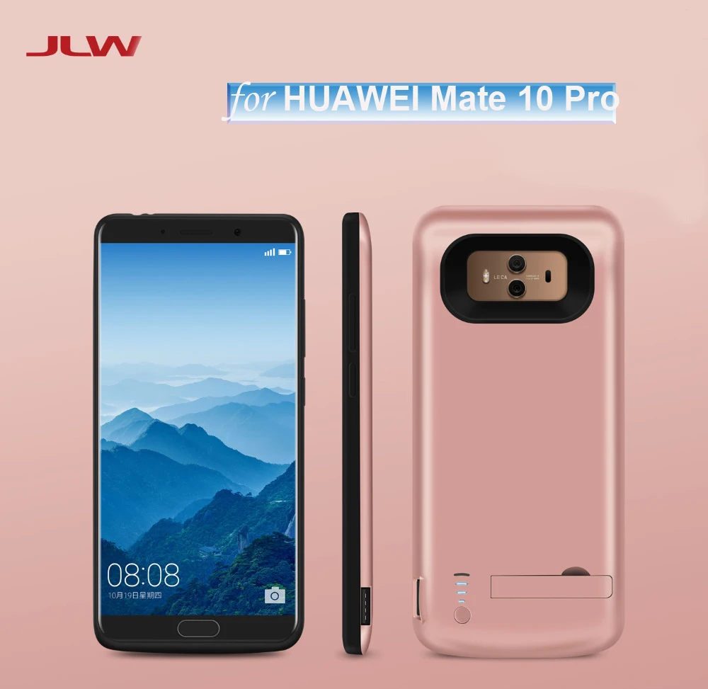 

JLW 6000mAh Battery Charger Case for Huawei Mate 10 Pro TPU Soft Edge External Backup Battery Clip Power Case for Mate10 Pro