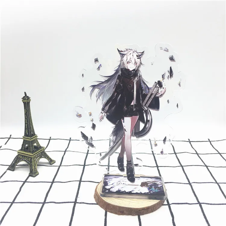 Красный Игра Arknights брелок Amiya Eyjafjalla Nightingale тишина Pramanix Liskarm милый забавный мультфильм акриловый брелок ювелирные изделия - Цвет: Красный