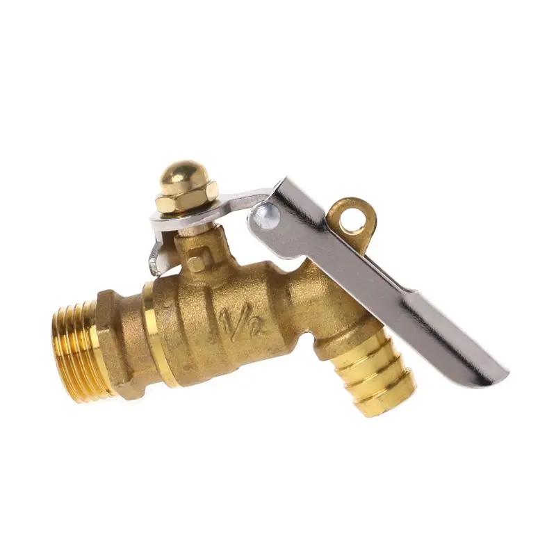 1 2 Garden Outdoor Brass Faucet Public Places Lockable Water Tap