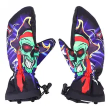 1 пара лыжные перчатки, защита от ветра полиэстер Теплые Лыжи Катание на лыжах Зимние перчатки, дышащие, для активного отдыха и спорта перчатки Аксессуары для лыж