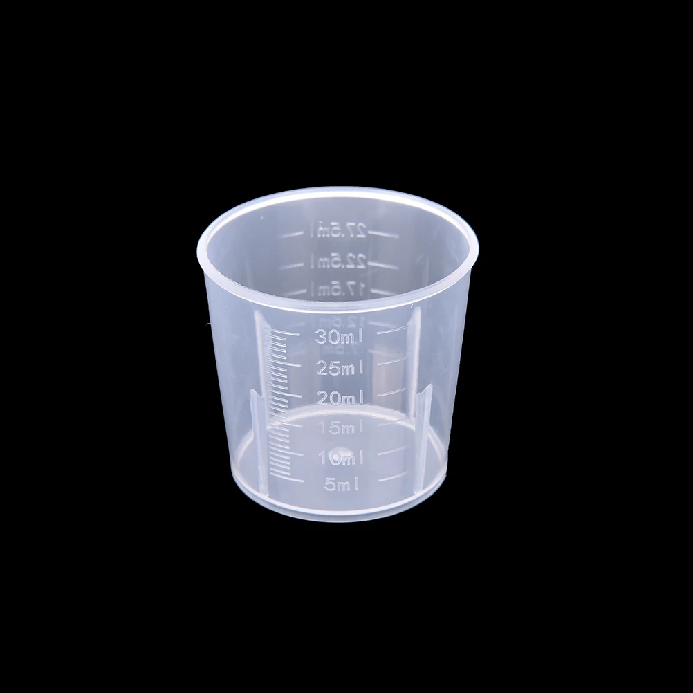 20 мл/30 мл/50 мл/300 мл/500 мл/1000 мл прозрачный пластиковый градуированный мерный стаканчик для выпечки шейкер жидкая мерная чашка контейнер